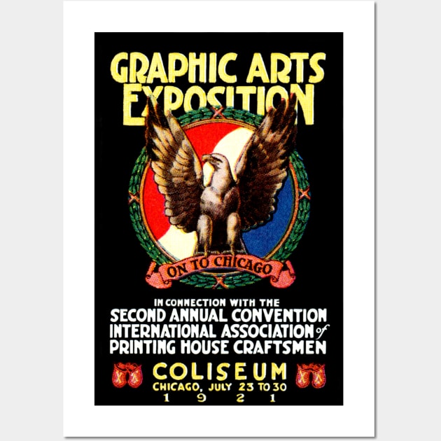 1921 Chicago International Graphic Arts Expo Wall Art by historicimage
